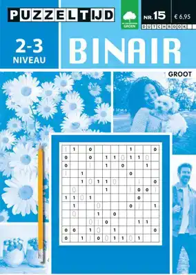 Puzzelboek groot binair 2-3 punt nr15