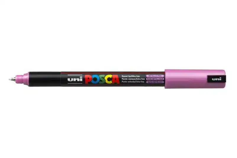 Posca verfmarker pc-1mr metallic roze extra fijn