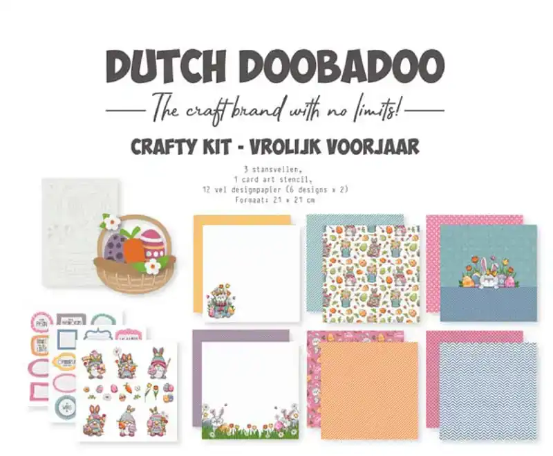 DDBD Crafty kit Vrolijk voorjaar