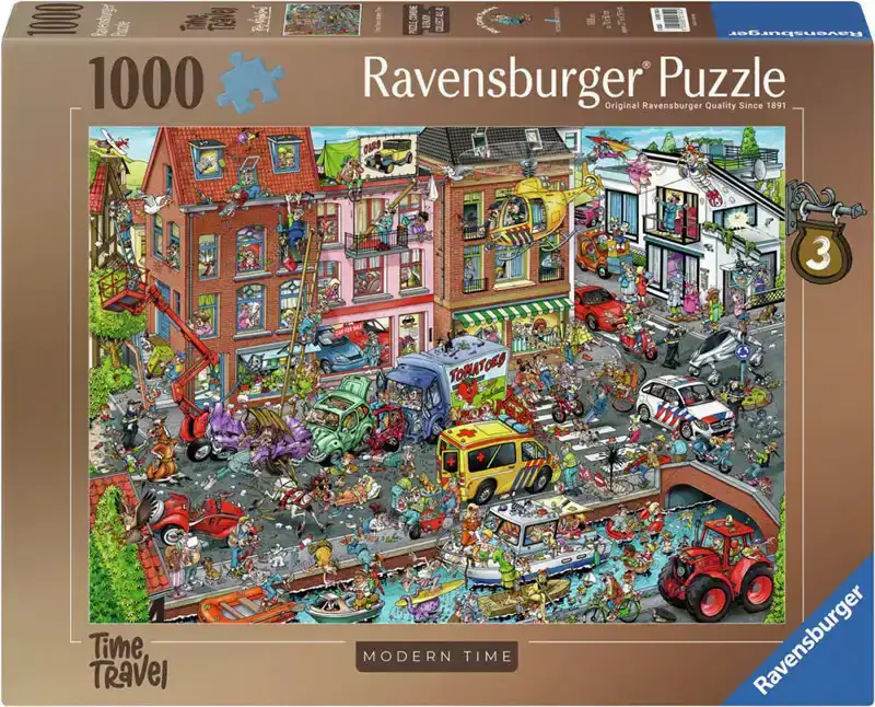 Legpuzzel time travel 3 - Modern time