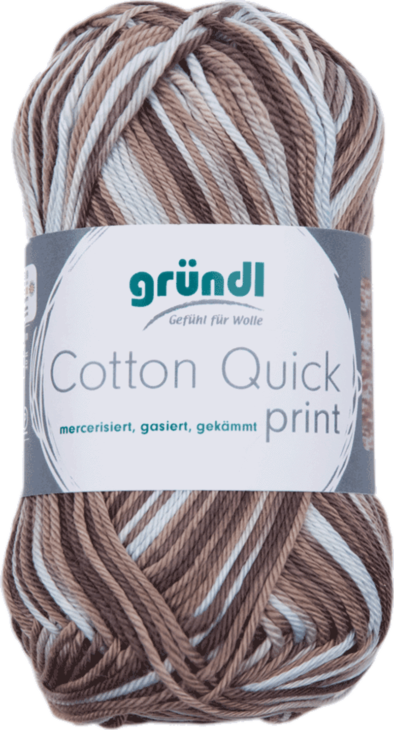 Cotton Quick Print 196 Bruin Multicolor 50gr