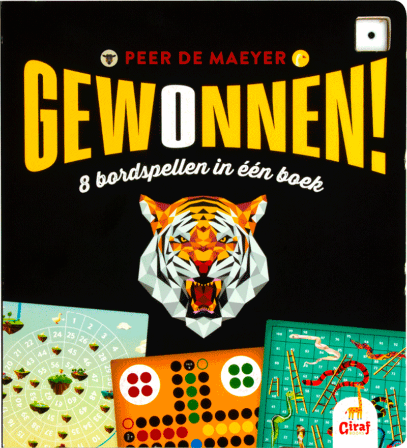 Gewonnen 8 bordspellen in een boek