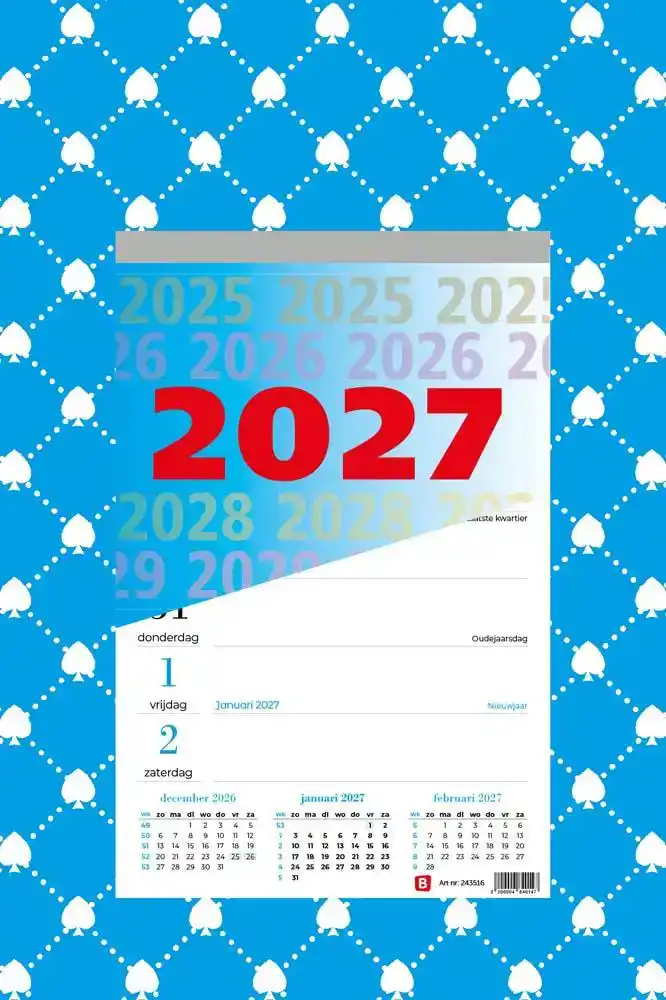 Weekblok schoppen 2027