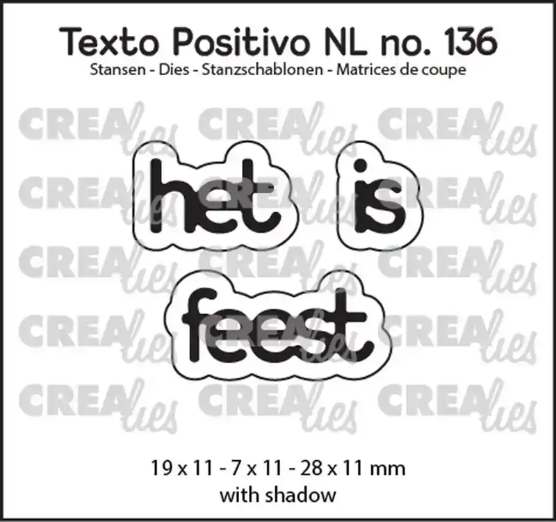 Crealies het is feest