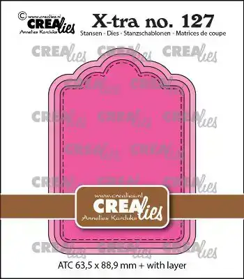 Crealies X-tra Snijmal no. 127, ATC Paneel B