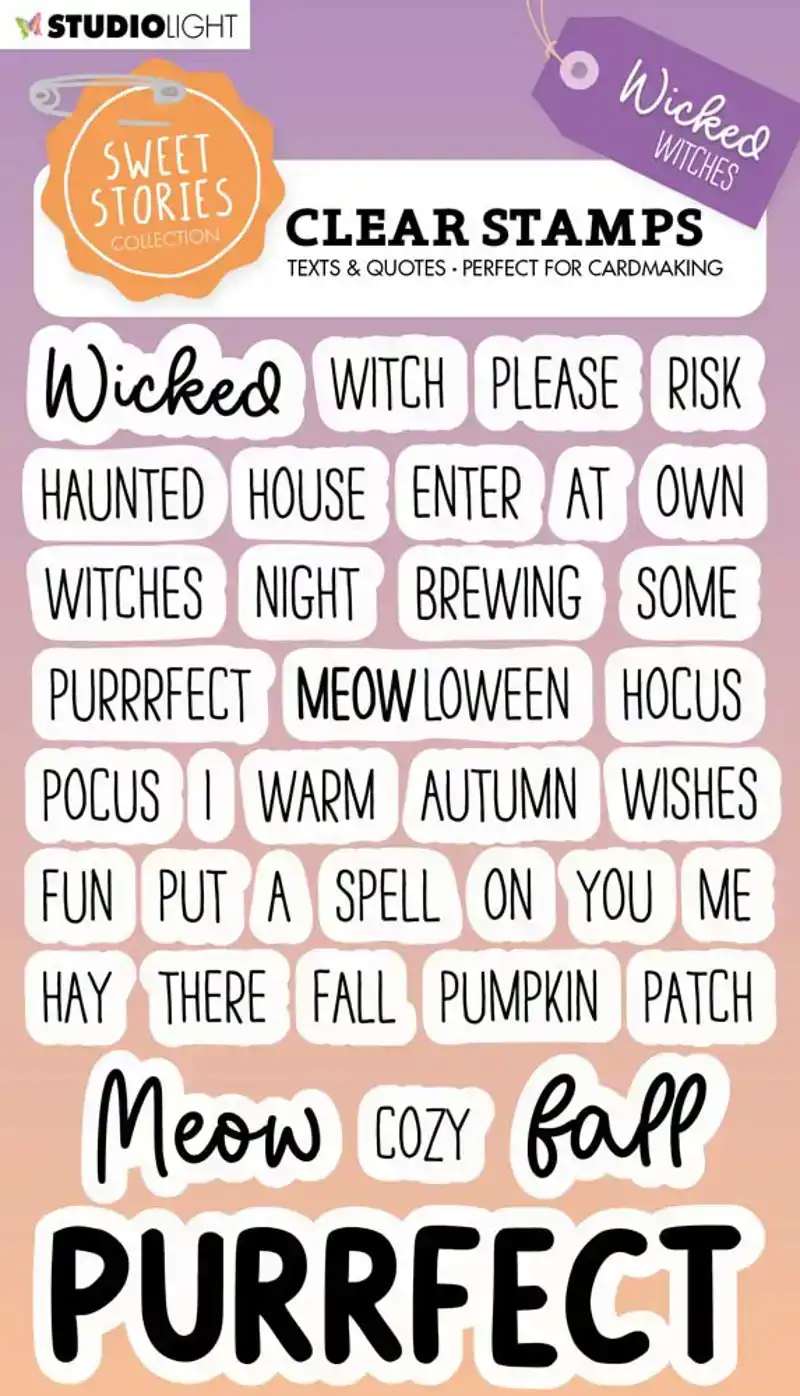 Sweet Stories Clear Stamp Quotes Wicked Witched