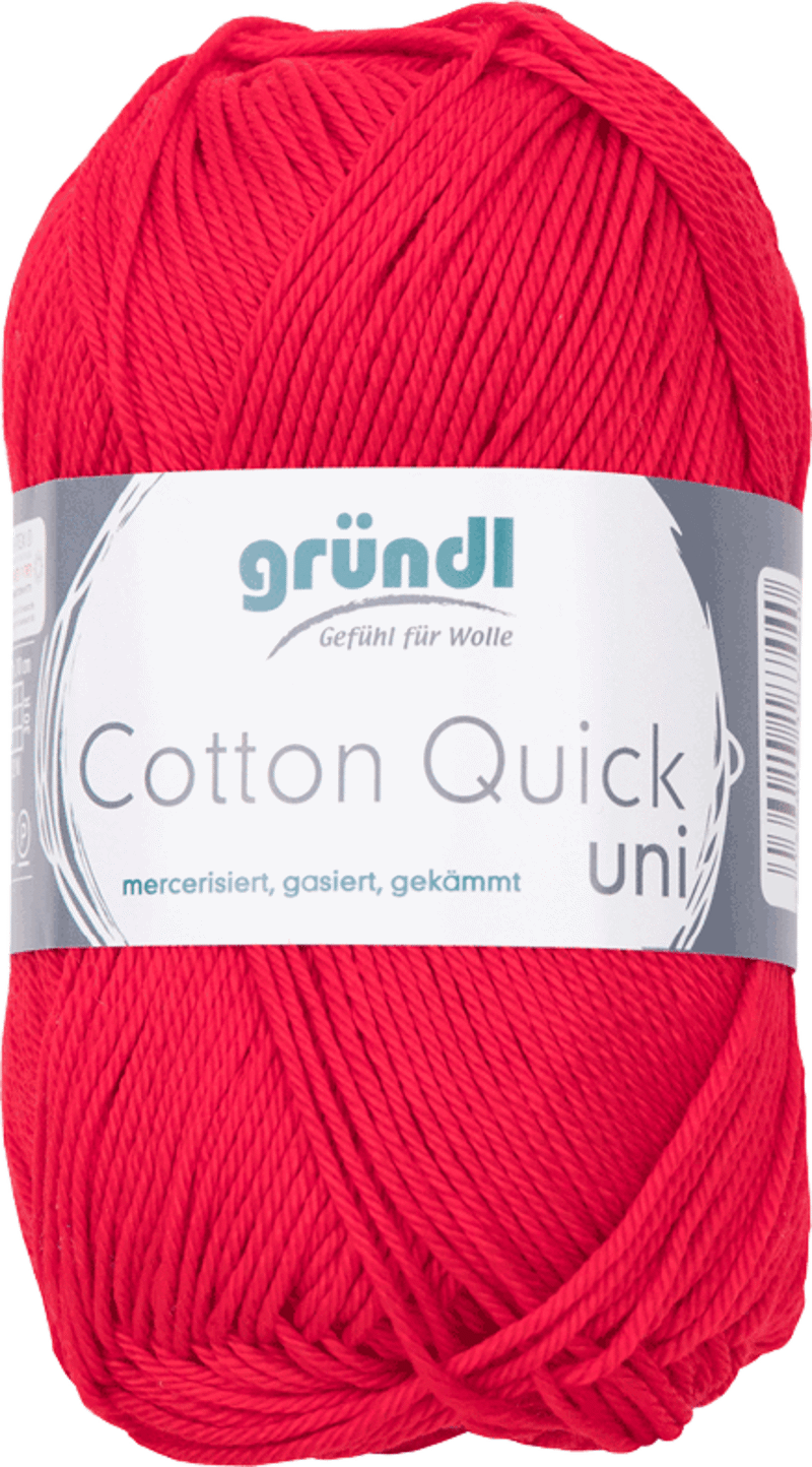 Cotton Quick Uni 147 Rood 50gr