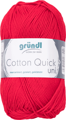 Cotton Quick Uni 147 Rood 50gr