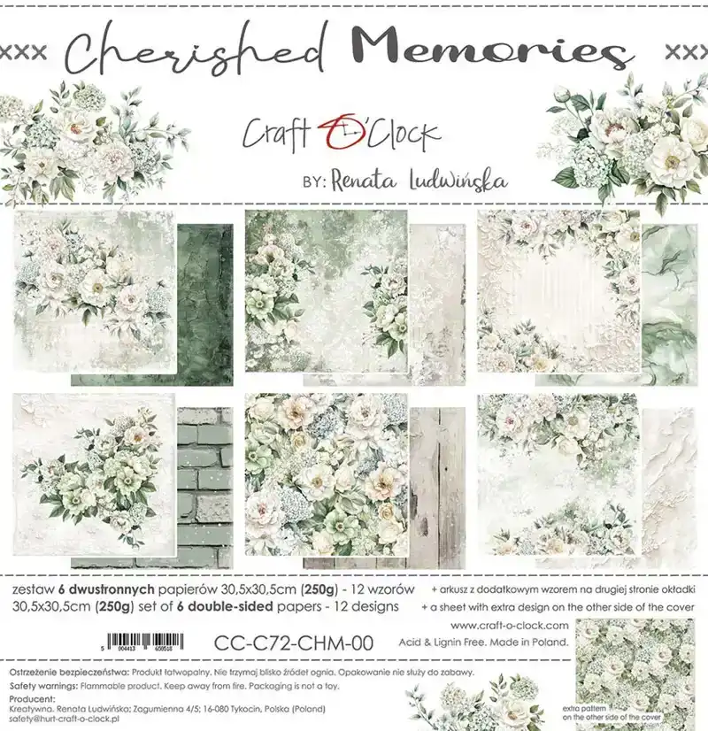 Craft O Clock Cherished memories 30x30 pads