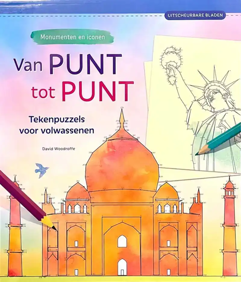 Tekenen van punt tot punt voor volwassenen - Monumenten en iconen