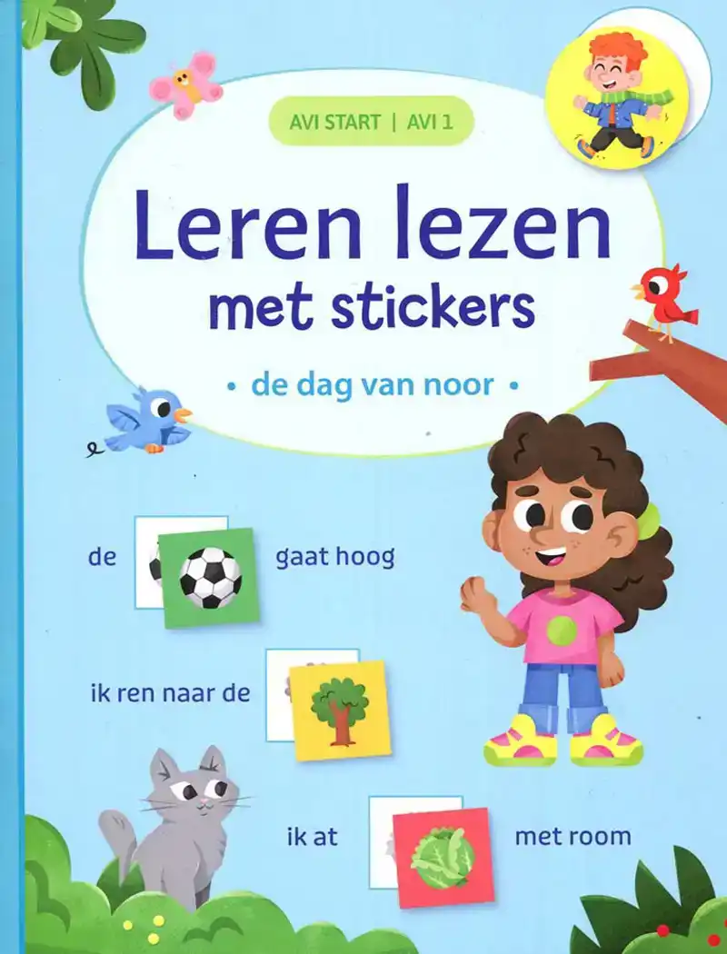 Leren lezen met sticker - De dag voor Noor