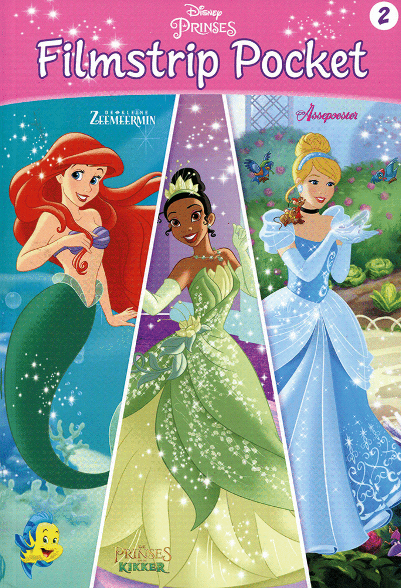 Disney Filmstrip Pocket Zeemeermin, Prinses & Assepoester