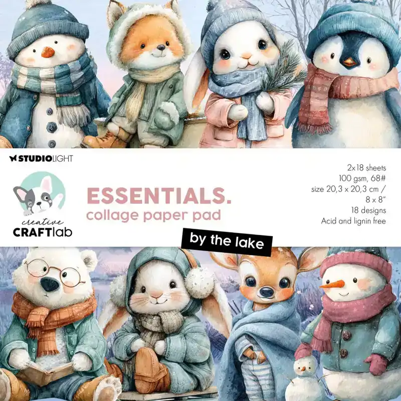Studio Light Creative Craftlab Essentials Collage Paper Pad By the Lake