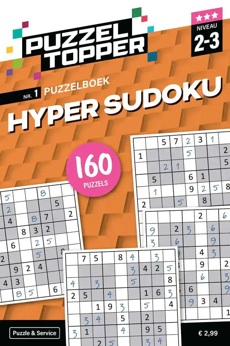 96 pag. Hyper Sudoku 2-3 stip nr1 Puzzeltopper