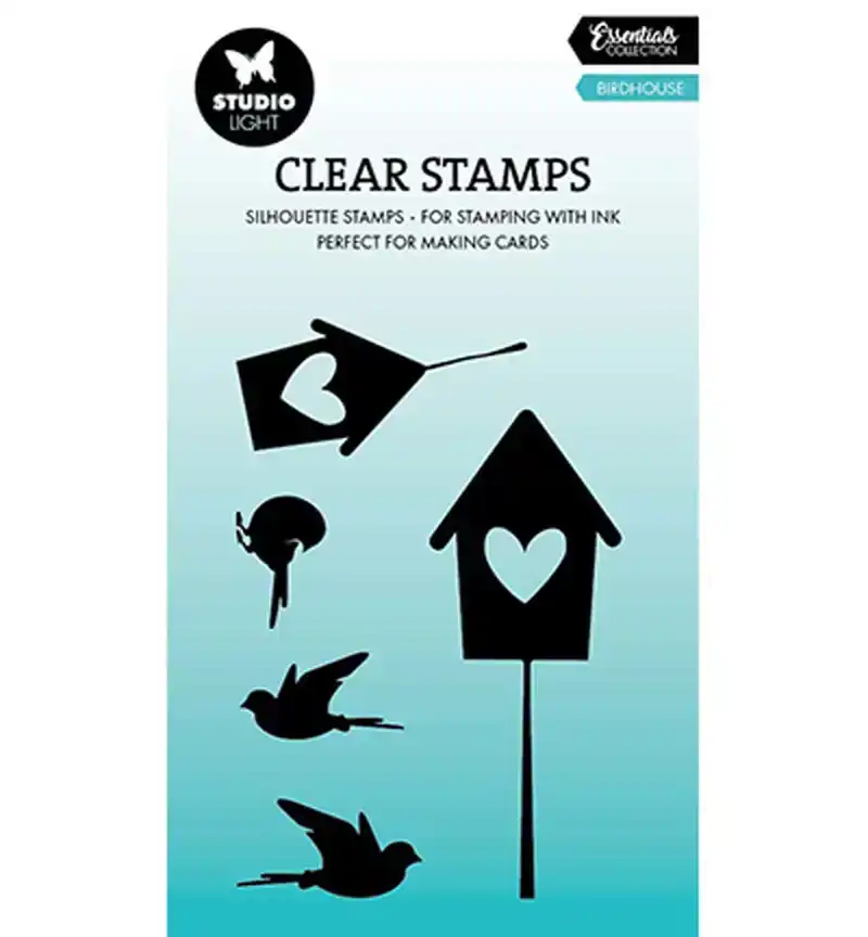 Clear stamp birdhouse nr787