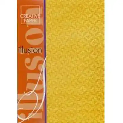 Creative paper illusion geel 4vel 215gr