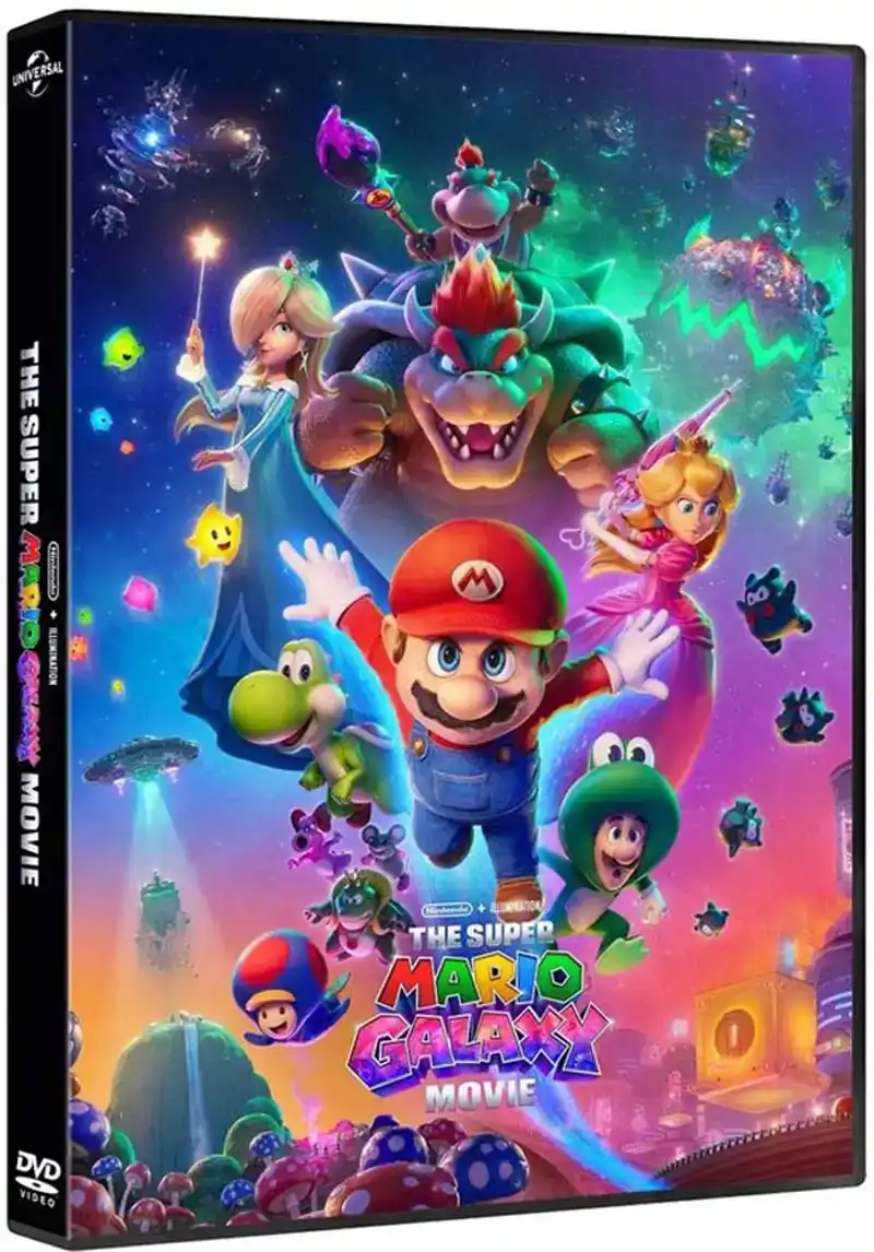 The Super Mario Galaxy Movie DVD