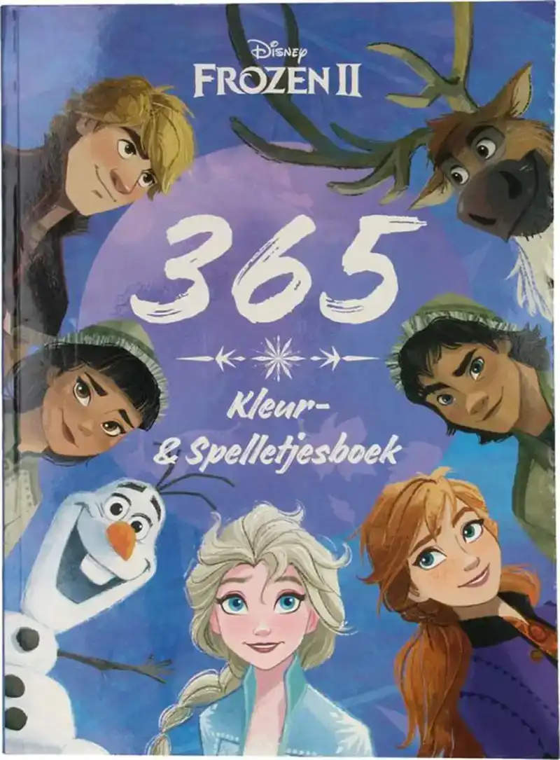 365 kleur- en spelletjesboek Frozen