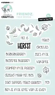 Creative Craftlab clear stamp Het is herfst