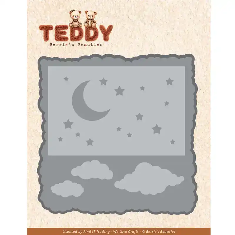 Berries Beauties Teddy snijmal Teddy and the moon