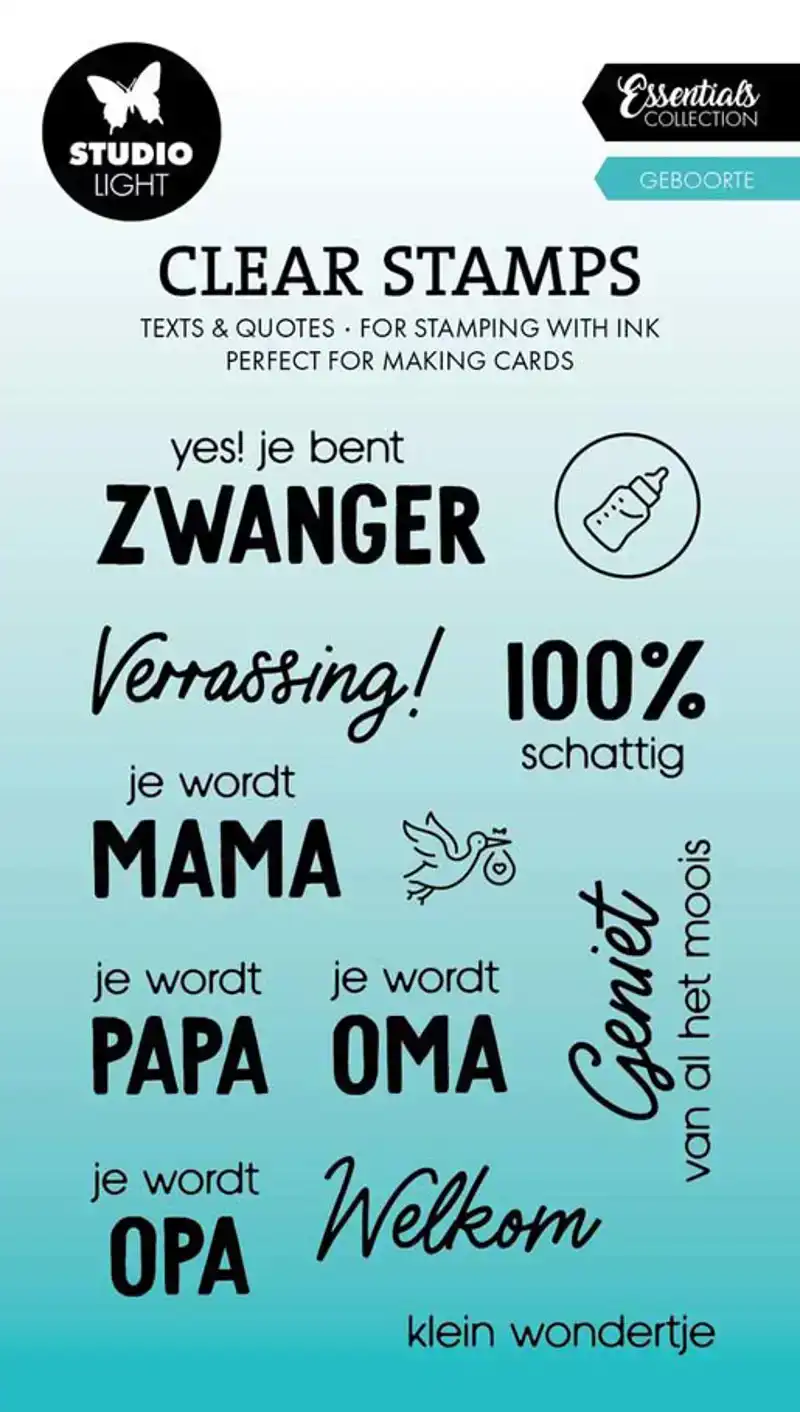 Clear Stamp Geboorte