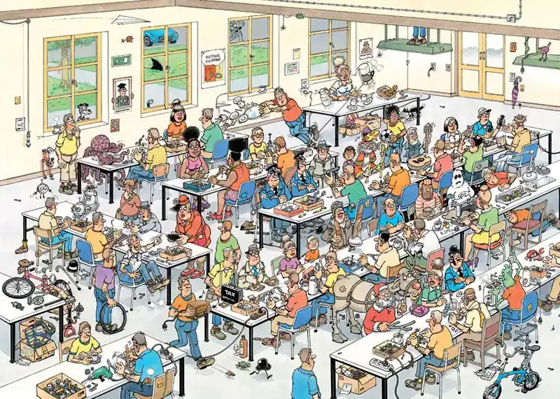 Legpuzzel Jan van Haasteren - Kunnen wij het maken?