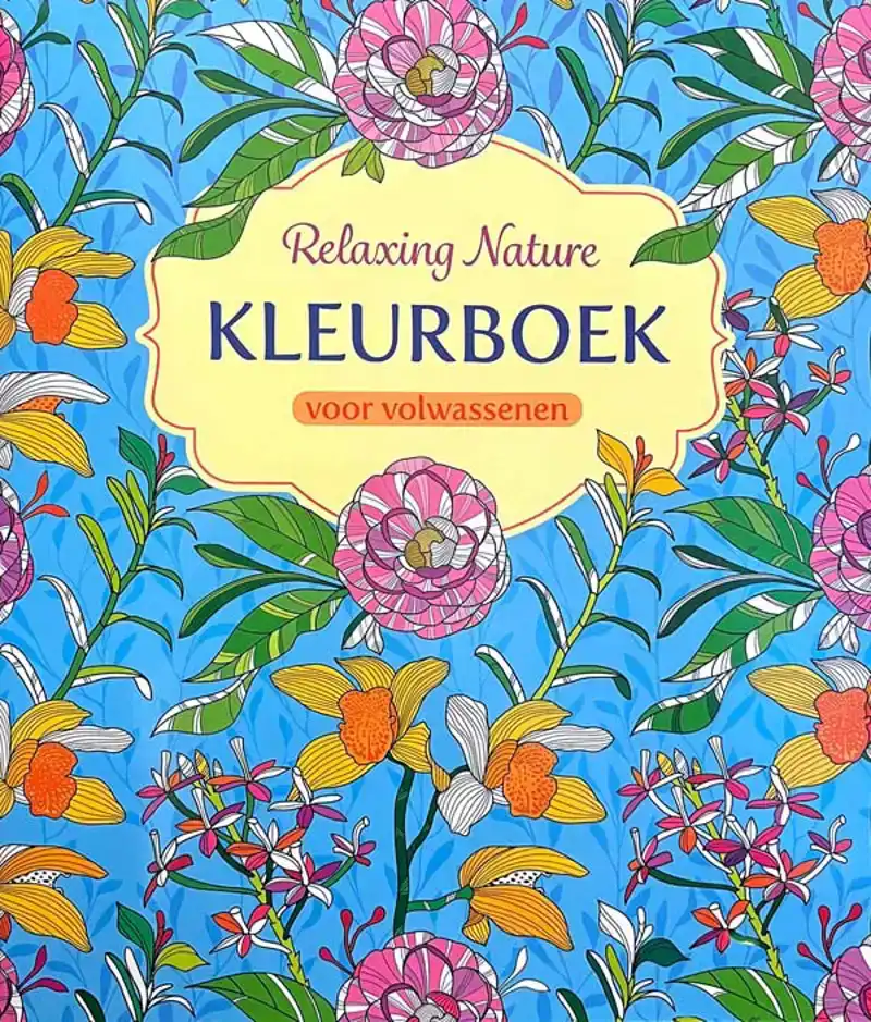 Relaxing nature kleurboek voor volwassenen