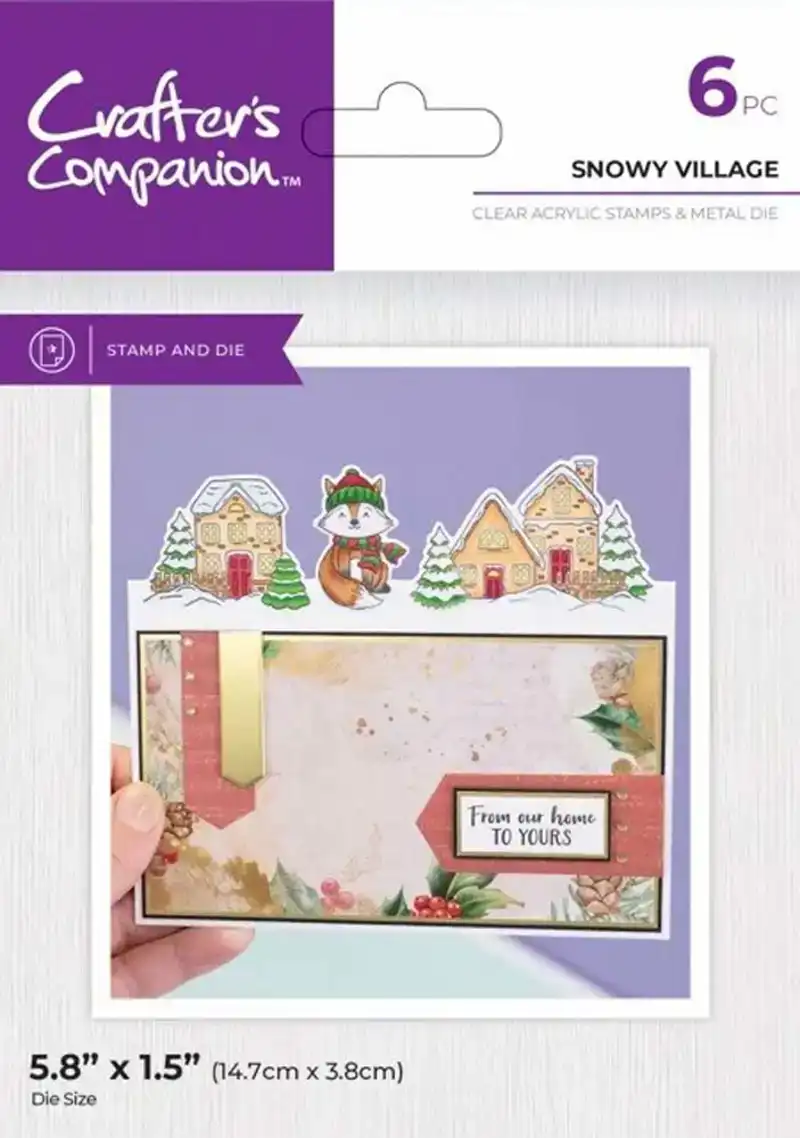 Stamp & Die set Snowy village