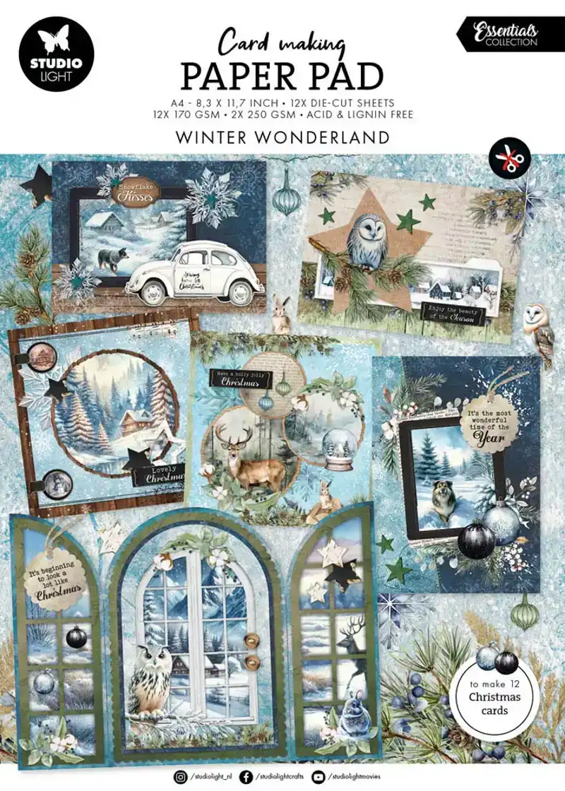 Winter Wonderland card making pad essentials