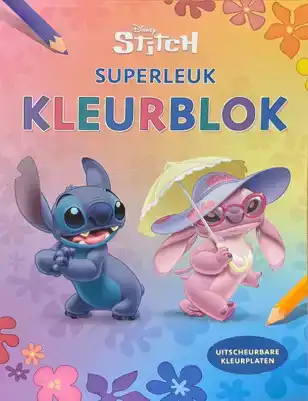 Stitch superleuk kleurblok