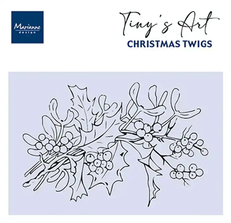Marianne Design Clear Stamp Tiny's Art Christmas Twings