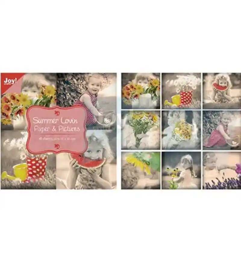 Joy papier blok 10x10cm 18 vel Summer lovin