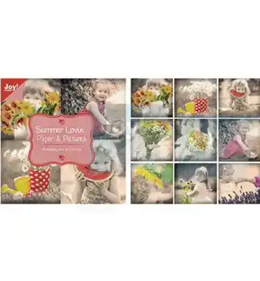 Joy papier blok 10x10cm 18 vel Summer lovin