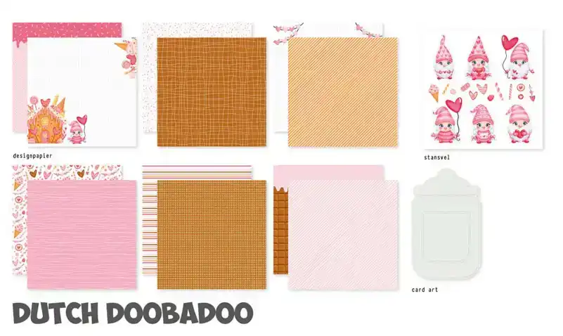 Dutch DooBaDoo Craft Kit Huisje van Snoep 20x20cm
