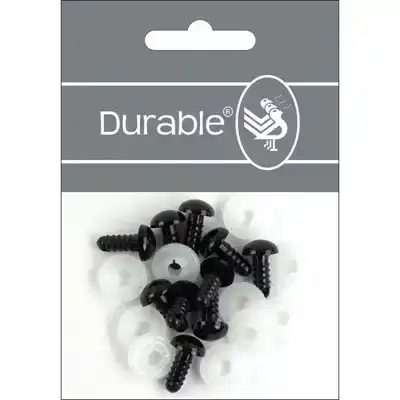 Durable veiligheidsoog 12mm zwart