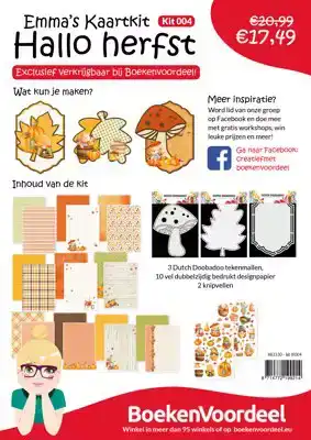Emma's kaartenkit 004 Hallo Herfst Exclusief voor BoekenVoordeel