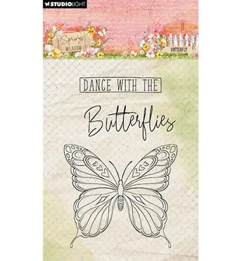 Spring Meadow clear stamp Butterfly