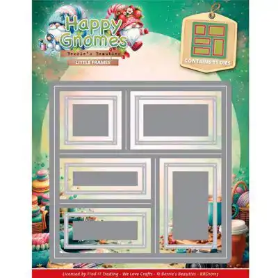 Berries Beauties Happy Gnomes Snijmal Little Frames