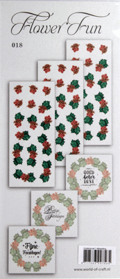 Flower Fun serie 018 kerst tekst