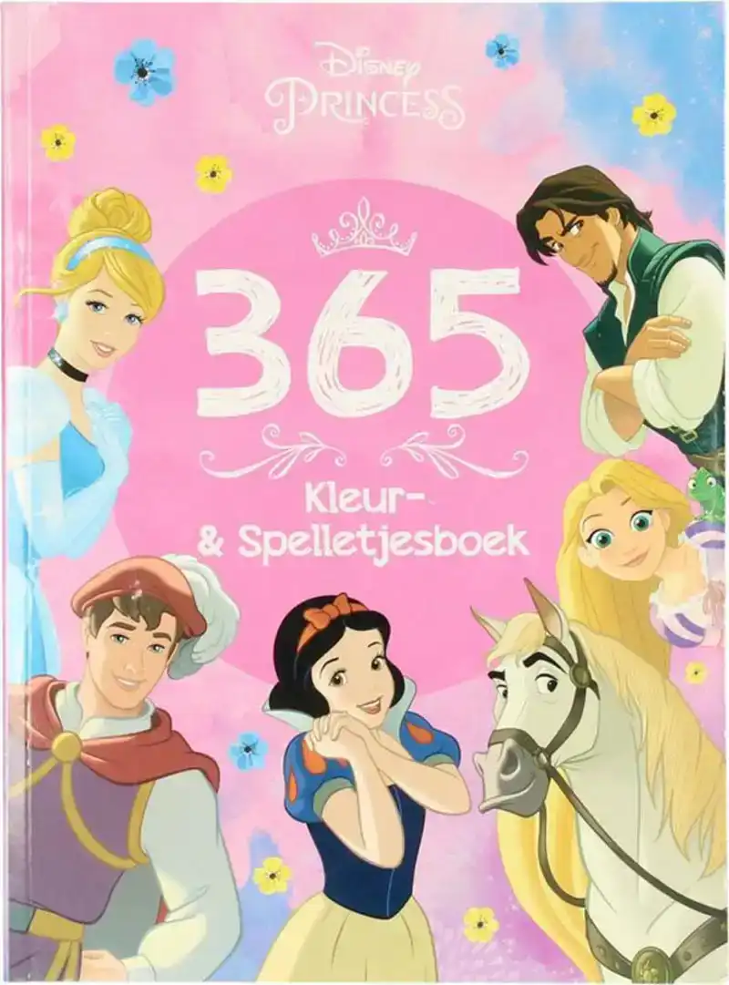 365 kleur- en spelletjesboek prinses