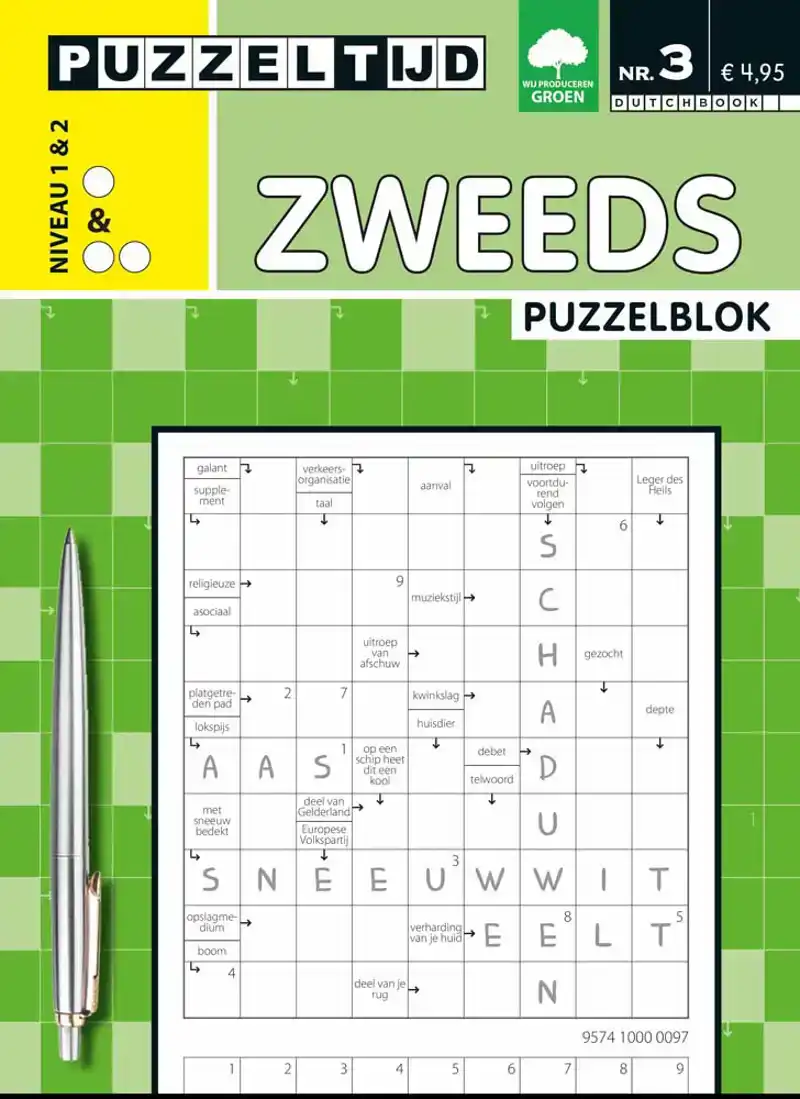 Puzzelblok zweeds 1-2punt nr3