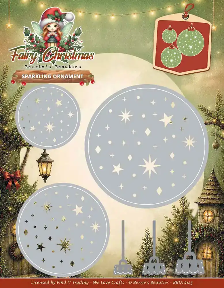 Berries Beauties Fairy Christmas Snijmal Sparkling Ornaments