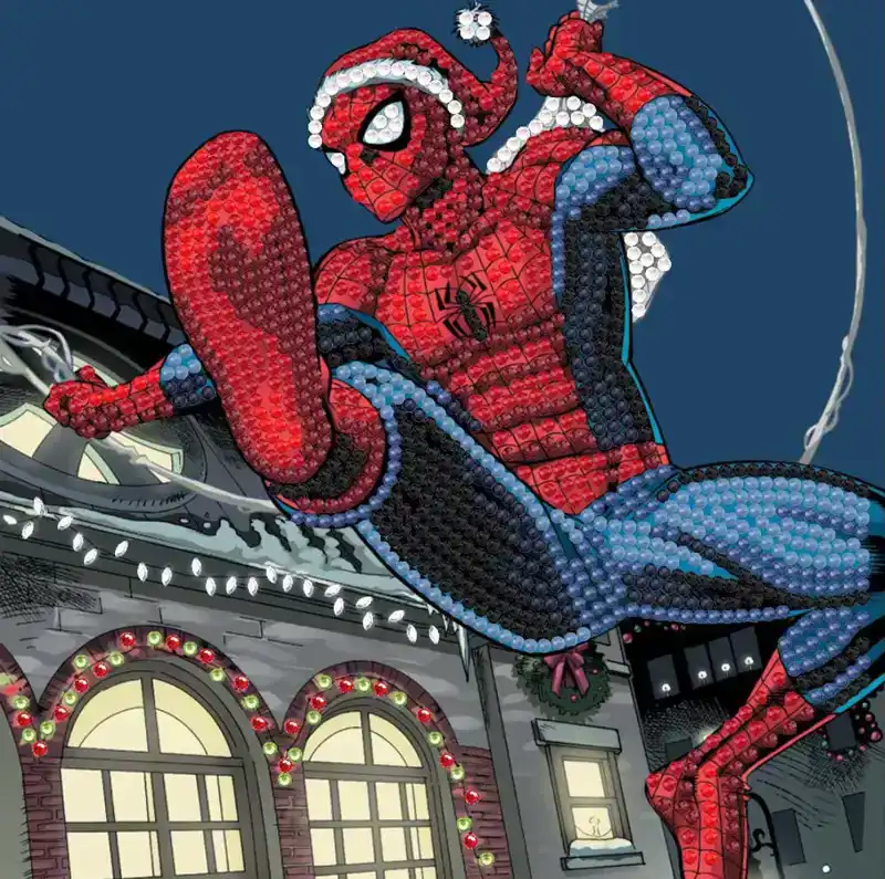Crystal Card Kit MCU907 Festive Spiderman