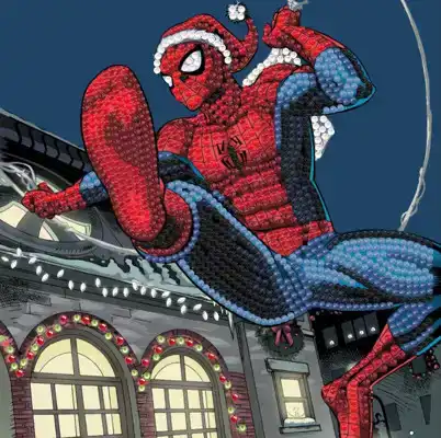 Crystal Card Kit MCU907 Festive Spiderman