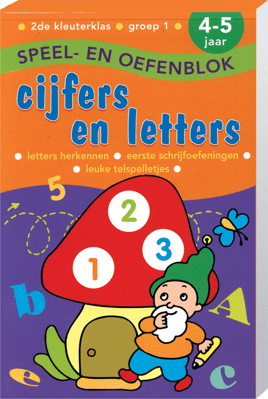 Speel en Oefenblok 4 tot 5 Jaar Cijfers