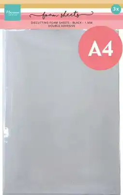 Marianne Design Foam sheets A4 zwart 1mm