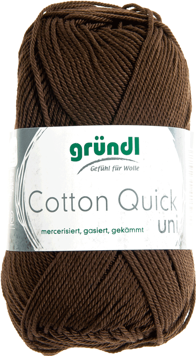Cotton Quick Uni 122 Chocolade Bruin 50gr