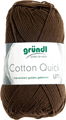 Cotton Quick Uni 122 Chocolade Bruin 50gr