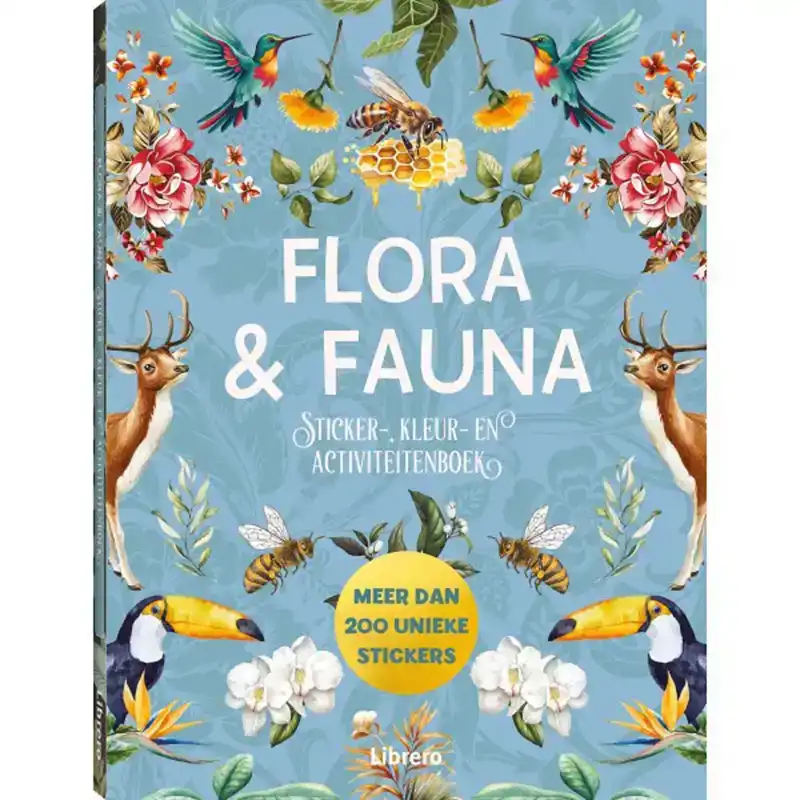 Flora & Fauna sticker- , kleur- en activiteitenboek