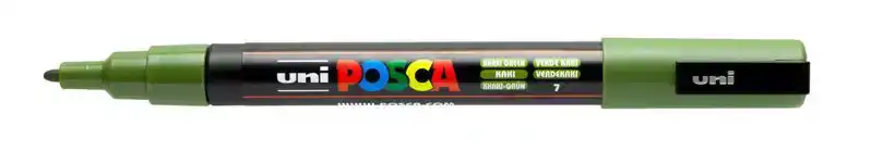 Posca verfmarker pc-3m kaki fijn